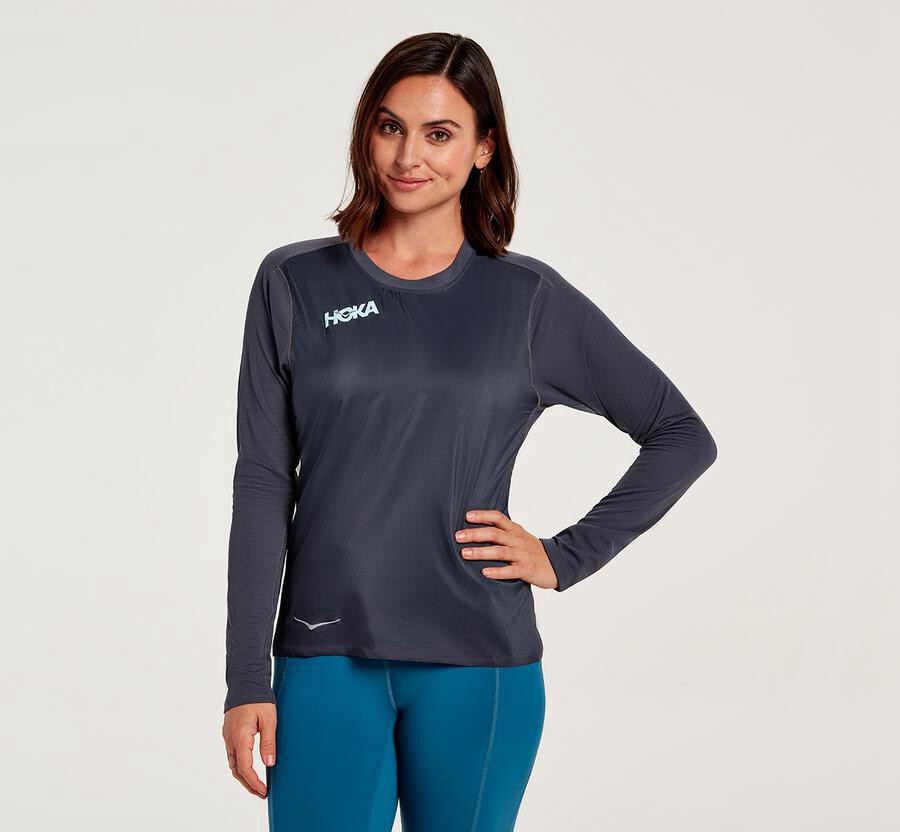 Hoka One One Top Kadın Mavi - Wind - JY3962745